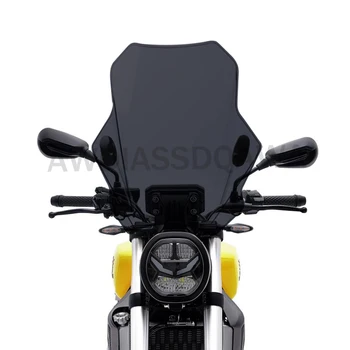 TROFEO 350AC Evrensel Motosiklet Cam Cam Kapakları Ekran Duman Lens Motosiklet Saptırıcı VOGE TROFEO 350 500 AC