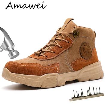 Erkek Botları Kadın Ayakkabı iş çizmeleri Delinmez Güvenlik Ayakkabıları Çelik Burunlu Ayakkabı Güvenlik Koruyucu Ayakkabı Yıkılmaz LBX728