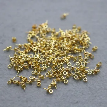 10 ADET Donanım DIY Altın Renk Parçaları Aksesuar Kulaklıklar Metal Butik Aksesuar Düğmeleri Snaps Kadınlar Takı Yapımı Tasarım
