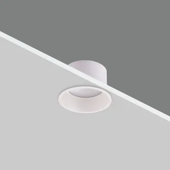 ] Hiçbir Titrek Derin Parlama LED COB gömme aydınlatma 5W 7W 12W 15W Yuvarlak Beyaz Tavan Spot ışıkları koridor için Pic arka Plan