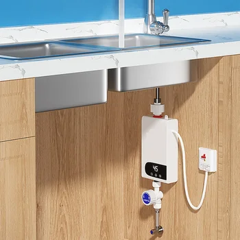 Hızlı ısıtma küçük mutfak hazine sabit sıcaklık ev elektrikli su ısıtıcı mutfak yağmur seti ab tak 5500W
