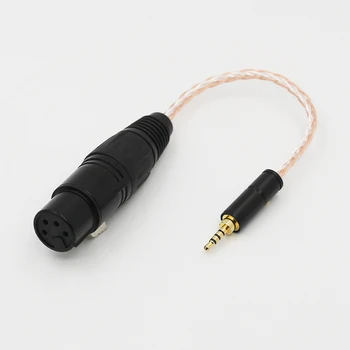 2.5 mm Trrs Dengeli Erkek 4-pin XLR Dengeli Kadın Kulaklık Ses Adaptörü için Astell & Kern AK240 AK380 AK320 onkyo DP-X1 FIIO