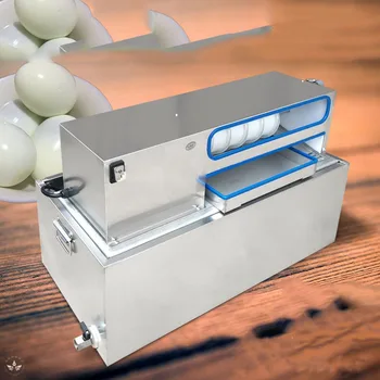 Elektrikli Yumurta Sheller Soyma Makinesi Paslanmaz Çelik Tavuk Yumurta Soyucu Makinesi Yumurta Bombardımanı Makinesi
