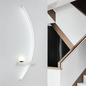 Modern Tasarımcı led duvar Lambası iç mekan aydınlatması Aletleri Mutfak Oturma Yemek Odası Başucu Koridor nordic ışık Ev Dekor