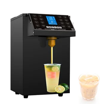 Fruktoz Makinesi Şurubu Dağıtıcı 8L Konteyner Kabarcık Çay / Kahve Dükkanı Fruktoz Dağıtıcı Fruktoz Niceleyici