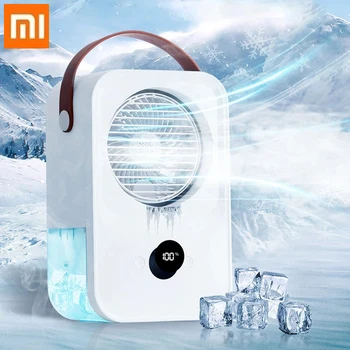 2023 Xiaomi Şarj Edilebilir Taşınabilir Klima Fanı Nemlendirme Fonksiyonu İle Taşınabilir Soğutma Fanı Hava Soğutucu Ev Offi