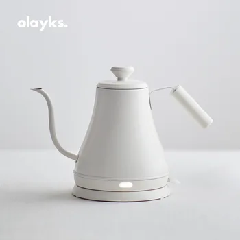 Youpın Olayks Elektrikli Kahve Su ısıtıcısı Gooseneck 800ml 220V Ev Çay Makinesi Flaş ısı Pot Mutfak Ücretsiz Kargo