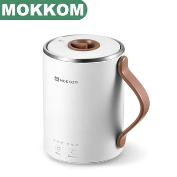 MOKKOM taşınabilir elektrikli su ısıtıcısı 220 V su kazanı çaydanlık güveç fincan 300 W ısıtma koruyarak sağlık Pot masaüstü 350 ML Mini su ısıtıcısı
