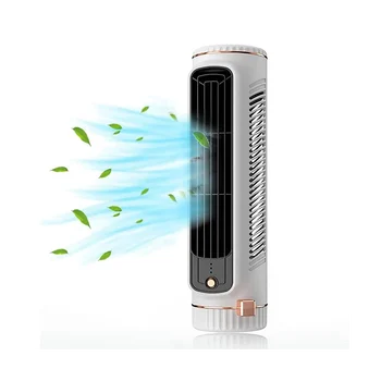 Taşınabilir Otomatik Uzaktan Klima, USB Kişisel Klima Mini Klima 3 Hızlı Elektrikli Fan Beyaz