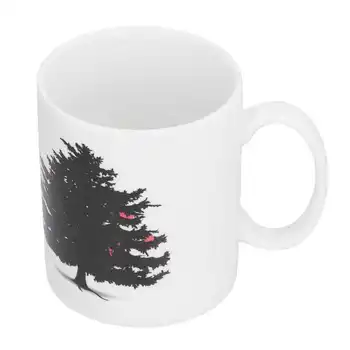 Noel Ağaçları desen renk değiştiren kupa ısı indüksiyon fincan seramik kupa ev ofis için
