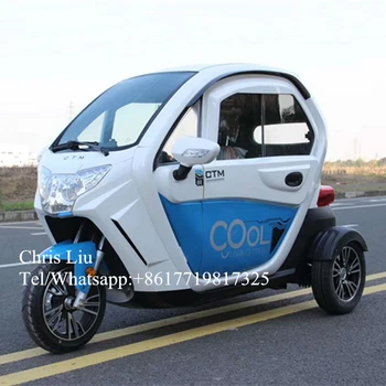 3 Tekerlekli Küçük Mini Gıda sepeti, Binek otomobil, Tamamen Kapalı Gıda Kamyonu