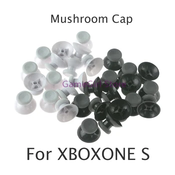 200 adet Siyah Beyaz 3D Analog Joystick Thumb Çubukları Mantar Kapaklar XBOX ONE Slim Xbox One S Denetleyici