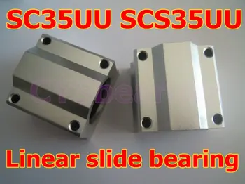 35mm mil SC35UU SCS35UU SC35VUU lineer rulman slayt ünitesi / burç / blok LM35UU SBR35UU ile LM35UUOP