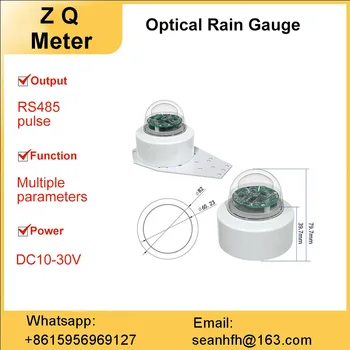 Optik yağmur ölçer darbe akıllı tarımsal meteorolojik izleme istasyonu 485 yağış ve yağış sensörü