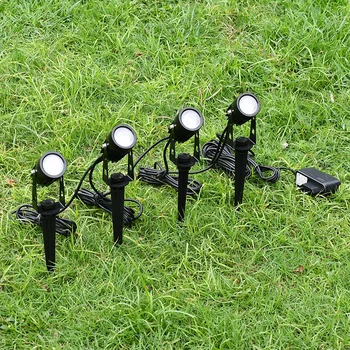 Led bahçe ışıkları çim lambası DC12V peyzaj aydınlatma su geçirmez açık 30W 12W lamba bahçe dekorasyon ışıklandırma AC100-265V