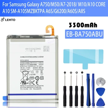 EB-BA750ABU Pil SAMSUNG Galaxy A7 2018 Sürümü A730x A750 SM-A730x A10 SM-A750F A105FN Orijinal Kalite telefon Piller