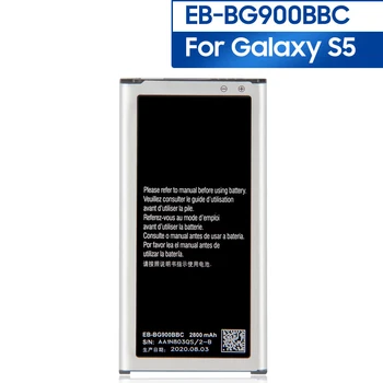 YENİ Yedek Telefon Pil EB-BG900BBC Samsung S5 G900S G900F G900M G9008V 9006V 9008W 9006W EB-BG900BBU 2800mAh