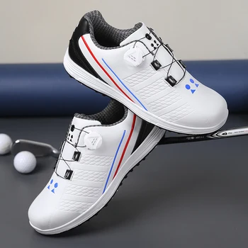 Moda golf ayakkabıları erkek Profesyonel Anti Kayma Çim Golf yürüyüş ayakkabısı erkek golf ayakkabısı Boyutları 37-47