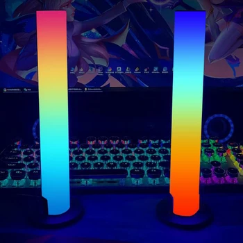 Yeni RGB Müzik Senkronizasyonu atmosfer ışığı Bar Bluetooth Wifi PC TV Arka Plan Lambası Masa Dekoratif Led Masa Lambası Erkek Arkadaşı İçin Hediye