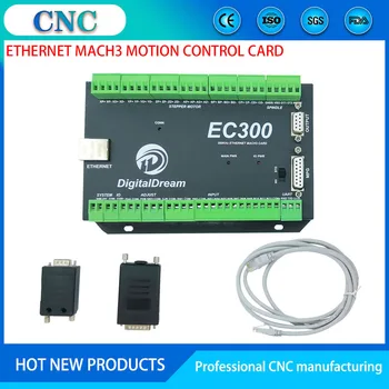 NVEM yükseltme EC300 CNC freze makinesi Ethernet Mach3 CNC denetleyici 3/4/5/6 eksenli hareket kontrol panosu