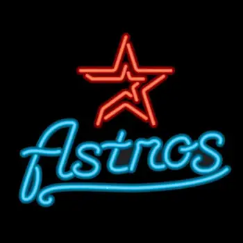 Özel Astros Yıldız Cam Neon İşık Burcu Beer Bar