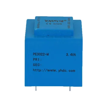 YHDC PE3022-M Güç 3.4 VA 220V / 7.5 V İhracat İstifa Kapsüllü Güvenlik İzolasyon Trafosu PCB Kaynak