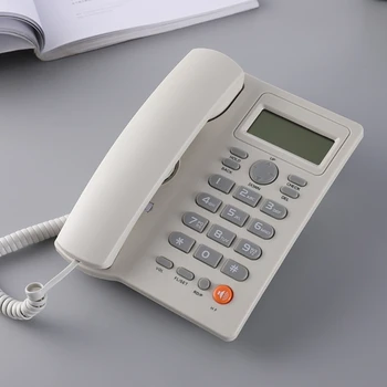 Arayan Ekran Telefon Eller Serbest Arama Kablolu Sabit Telefon Sabit Telefon Ev Ofis Otel için KX-T2025