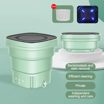 Katlanır Taşınabilir Çamaşır Makinesi Kurutma Kovası Giysi Çorap İç Çamaşırı Mini Temizleme Makineleri Santrifüj Yıkayıcı Seyahat