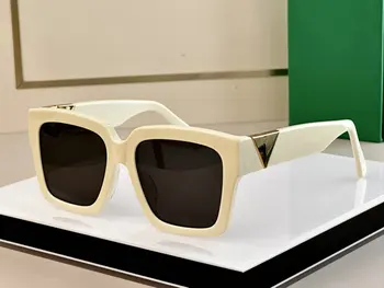 2023 Lüks Marka Yeni Büyük Boy Kare Serin Güneş Gözlüğü Erkekler İçin Marka tasarımcısı kadın gözlük retro High-end UV400 güneş gözlüğü