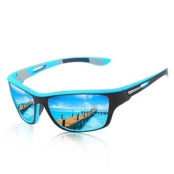 2021 Vintage Erkek Polarize Güneş Gözlüğü Erkekler için Açık Spor Rüzgar Geçirmez Kum Gözlüğü Klasik Sürüş güneş gözlüğü UV Koruma