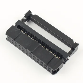 100 adet 2.54 mm Pitch 2x12 Pin 24 Pin IDC FC Dişi Başlık soketli konnektör