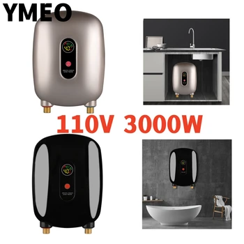3000W Anlık Elektrikli su ısıtıcı Dijital Sıcaklık Göstergesi Anlık haznesiz su ısıtıcı su ısıtıcı Mutfak banyo ısıtıcısı Duş