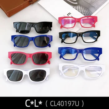 Celinx CL40197U Güneş Gözlüğü Kadın Erkek Siyah Gözlük Kedi gözü MGlasses Casus Moda Büyük Boy Lüks Tasarımcı Marka Jennıe
