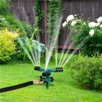 Otomatik Sulama 360 ° Dönen Bahçe çim fıskiyesi Damla Sulama Bahçe Sulama Sprinkler Su Püskürtücü Bahçe İçin