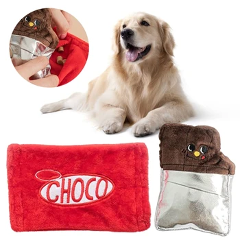 Çikolata Şekli Oyuncak Kedi köpek maması Dağıtıcı Hediye Yavru Çıngırak Ses DropShip