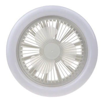 2023 Yeni 30W LED ışıklı tavan fanı Soğutucu Fan, 3 modlu Ayarlanabilir 85V-265V Çalışma Ofisi Mutfak için