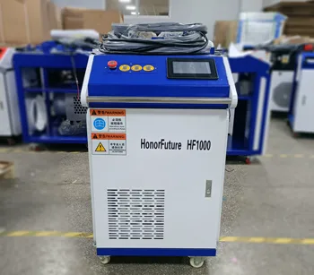 Honorfuture 1KW Lazer Temizleme Makinesi Hanwei Temizleme Tabancası Ve Hanwei Denetleyici 1500W Pas Temizleme Makinesi
