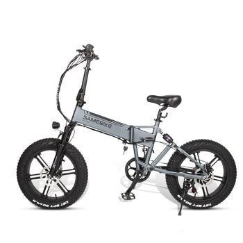 20 İnç Yağ Lastik Elektrikli Bisiklet 48V 10Ah 750W Şok Emme Katlanır Bisiklet Lityum Pil Alüminyum Alaşımlı Bisiklet