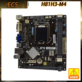 ECS H81H3-M4 1150 Anakart DDR3 Intel H81 16GB VGA HDMI USB3. 1 SATA3 PCI - E X16 Desteği Çekirdek ı3 ı5 ı7 Cpu Anakart