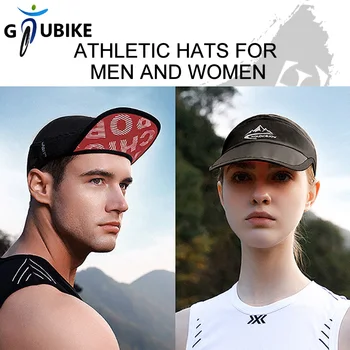 GTUBIKE Açık Spor Bisiklet Şapka Kadın Erkek Çabuk kuruyan Nefes Bisiklet Güneşlik Şapkalar Anti-Uv Koşu Dağcılık Kap