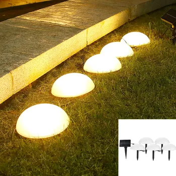 5 İn 1 Güneş LED ışıkları Açık Glow Arnavut Kaldırımı lamba Bahçe Dekor Güneş çim lambası çakıl Güneş bahçe lambası Yard Yolu Dekor