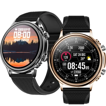 Yeni CF81 Spor akıllı saat Su Geçirmez 1.32 İnç 360*360 HD Tam Ekran Erkekler Bilezik Smartwatch Sağlık Spor İzci
