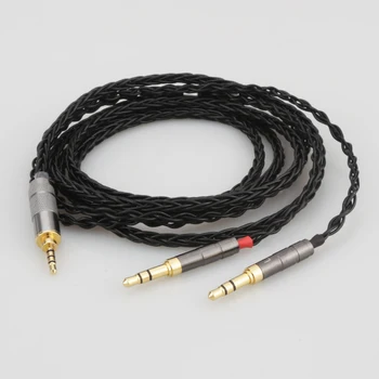 Audiocrast 8 Çekirdek Kulaklık Kulaklık Kablosu Denon AH-D600 D7100 Hıfıman Sundara Ananda HE1000se HE6se he400