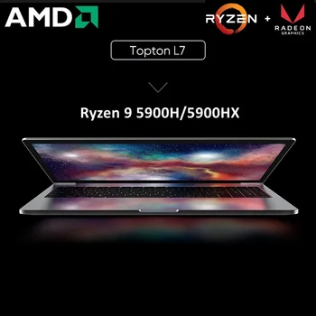 15.6 İnç IPS Ryzen 9 5900H X 5900H AMD Oyun Dizüstü NVMe Parmak İzi Dizüstü Ultrabook Windows 11 Taşınabilir Netbook 2 * Tip-C