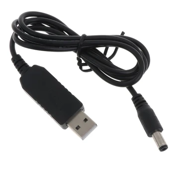 USB Güç Boost Hattı Gerilim Step Up Adaptör kablo USB 5V için 9V 5.5x2.1mm Konnektör Dönüştürücü Kablosuz Yönlendirici için