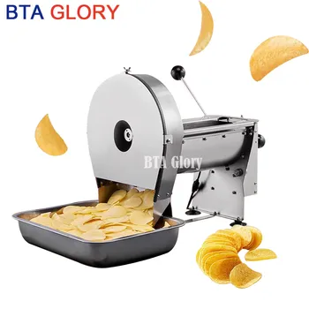 Elektrikli Patates cipsi sebze dilimleyici Meyve Limon Havuç Kesici Makinesi