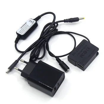 USB C DC Kablo PD Şarj BLC12 Kukla Pil Tam Decoded DCC8 DC Çoğaltıcı Lumix G81 G85 GX8 FZ1000 FZ2500 FZ300 FZ200