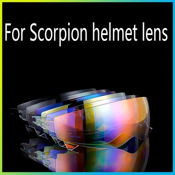 Motosiklet Kask Siperliği Akrep Exo Retro Kask Lens Endoskop Anti-UV PC Visor Lens Motosiklet Ekipmanları Aksesuarları