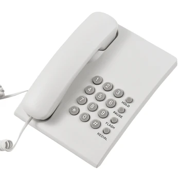 WS1107 Duvar Telefonu Sabit Sabit Telefon Tutma Halkası Tekrar Arama Sesi Ayarlamak Dropship