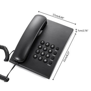 WS1107 Duvar Telefonu Sabit Sabit Telefon Tutma Halkası Tekrar Arama Sesi Ayarlamak Dropship